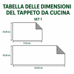 Tappeto da cucina antiscivolo con motivo acchiappasogni