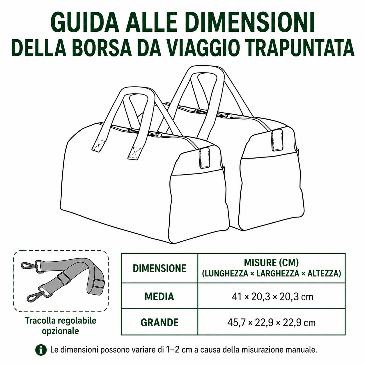 Dettaglio borsa da viaggio artigianale