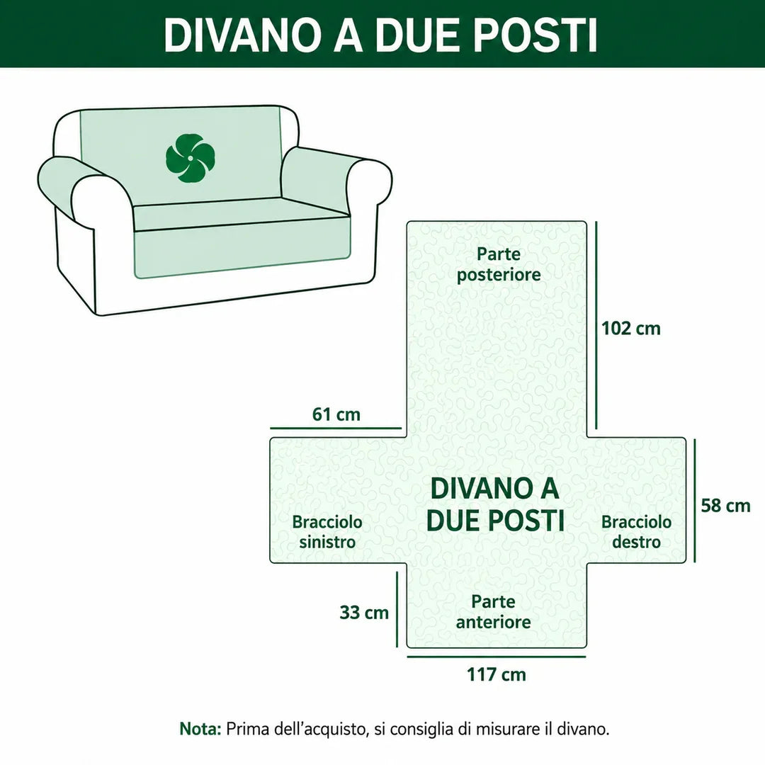 Copridivano trapuntato con motivo solare