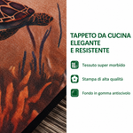 Tappeto da Cucina Cavalli in Corsa