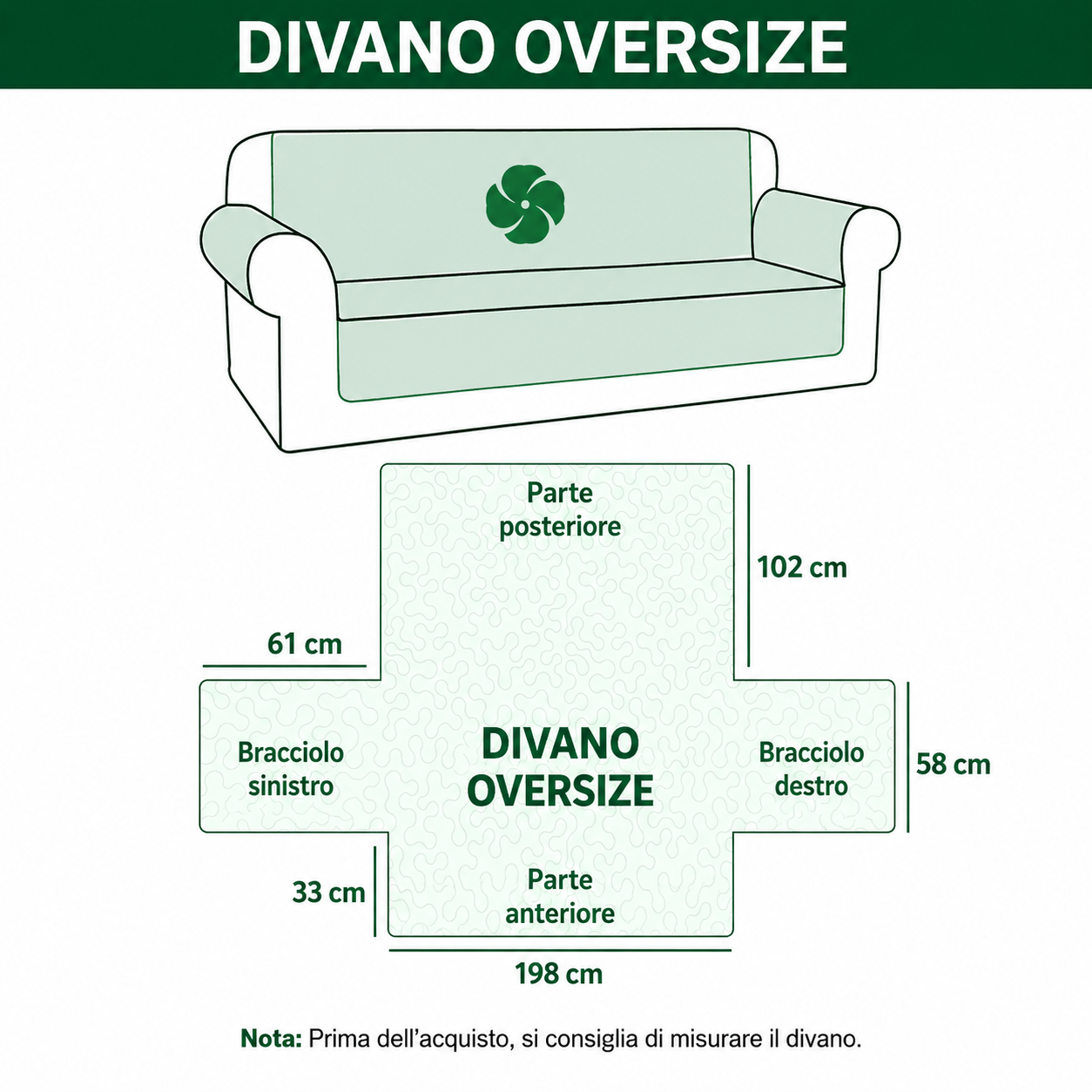 Copridivano trapuntato con cottage fiorito