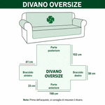 Copridivano trapuntato con cottage fiorito