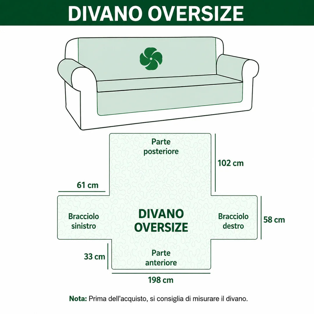 Copridivano trapuntato con motivo solare