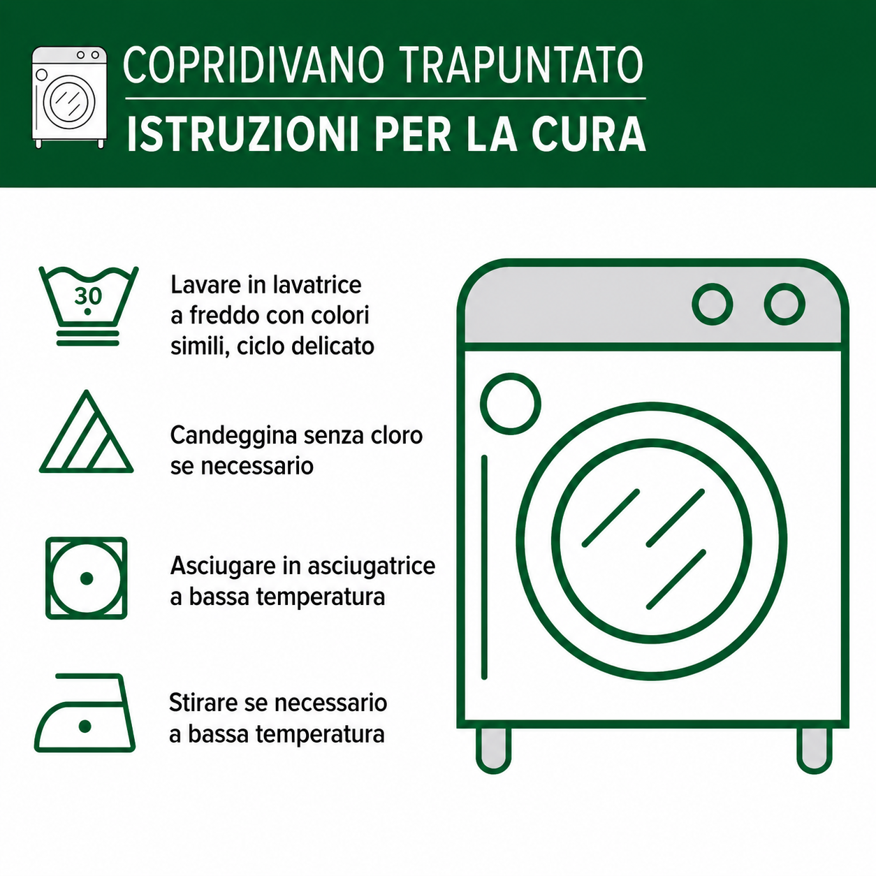 Copridivano trapuntato con cottage fiorito