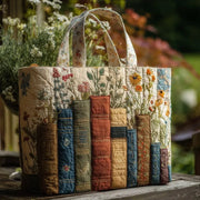 Handmade Bag | Books and Flowers