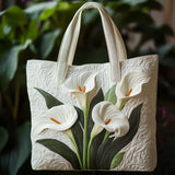 Handmade Bag | White Lilies