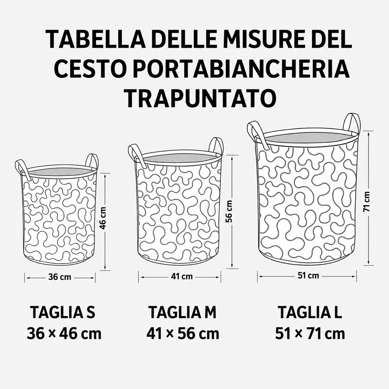 Cesto portabiancheria trapuntato con tartaruga marina