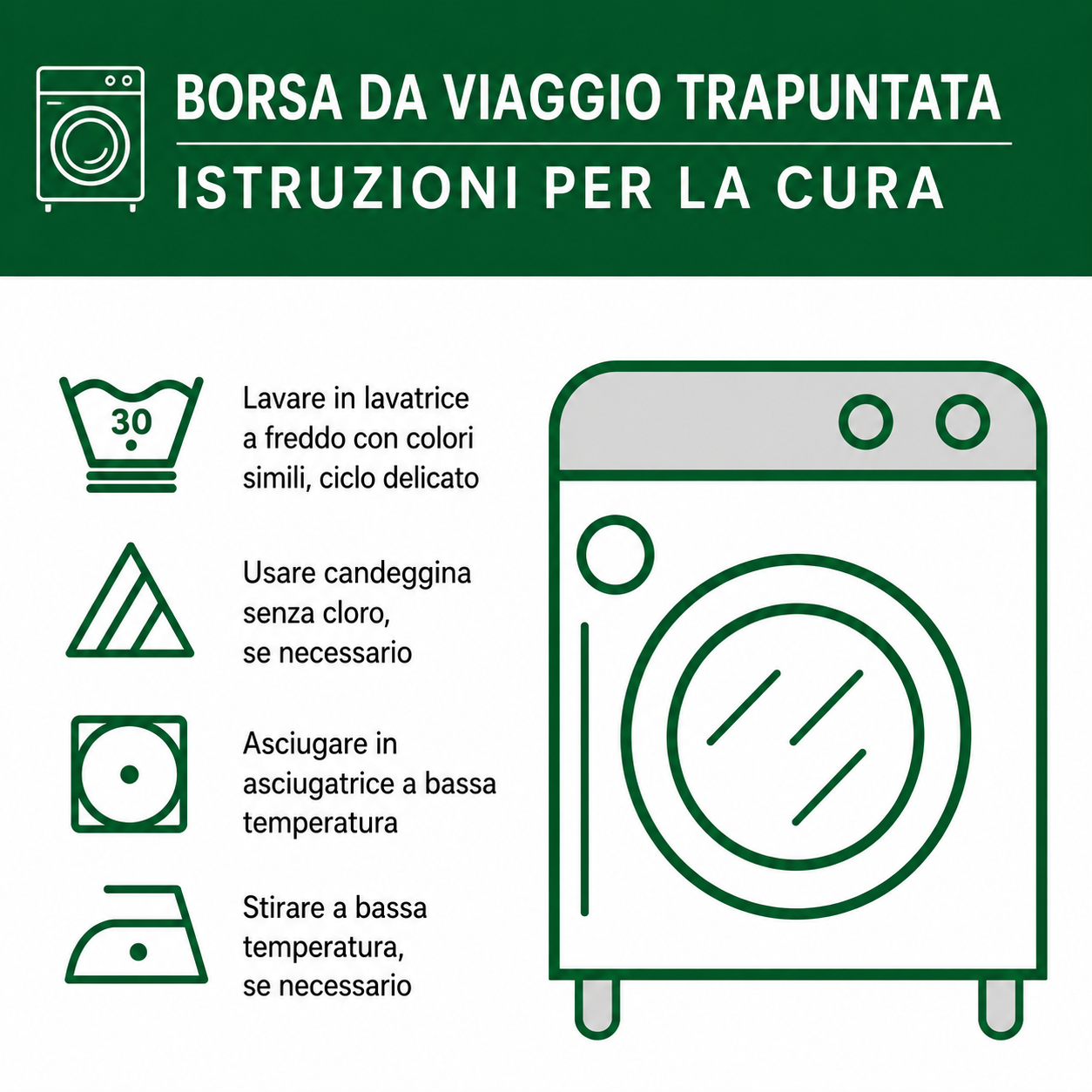 Borsa da viaggio artigianale in uso