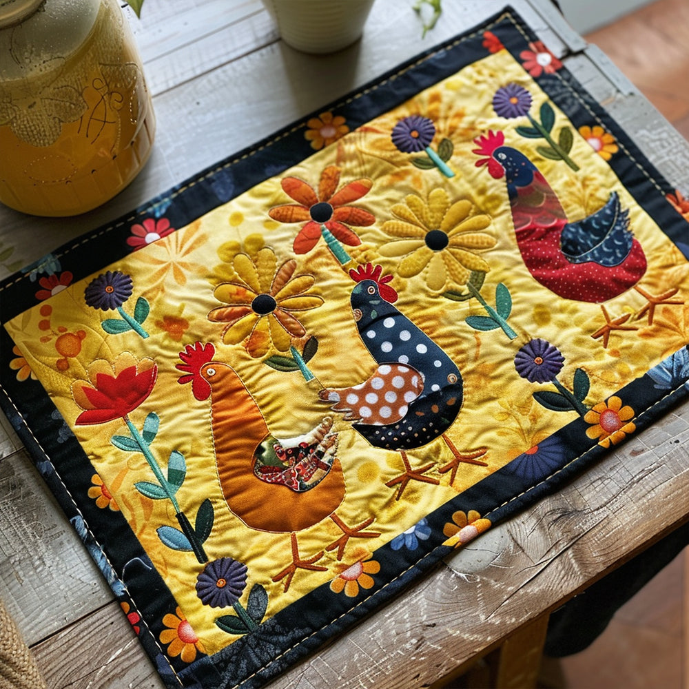 Tovaglietta Trapuntata con Pollo