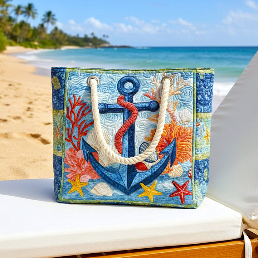 Borsa Mare Trapuntata Ancora Nautica – Capiente e Leggera