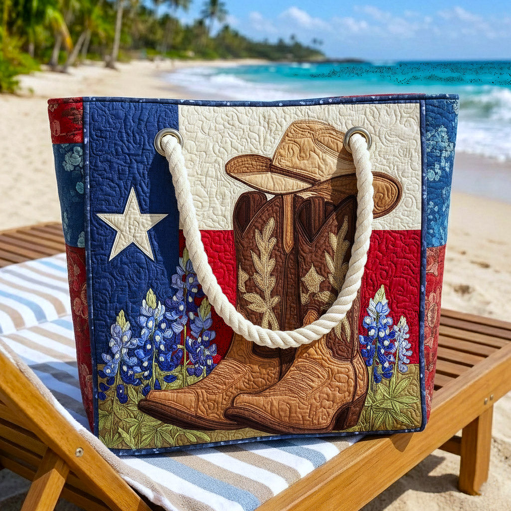 Borsa Mare e Viaggio Trapuntata Spirito del Texas